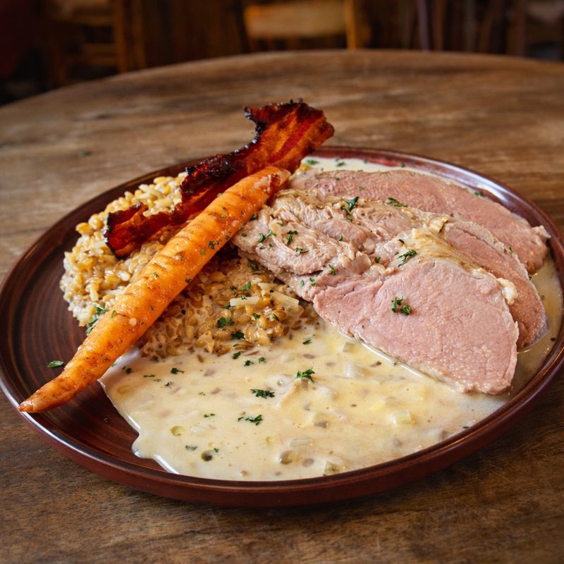Filet mignon de porc basse température – Le Relais d'Uriage